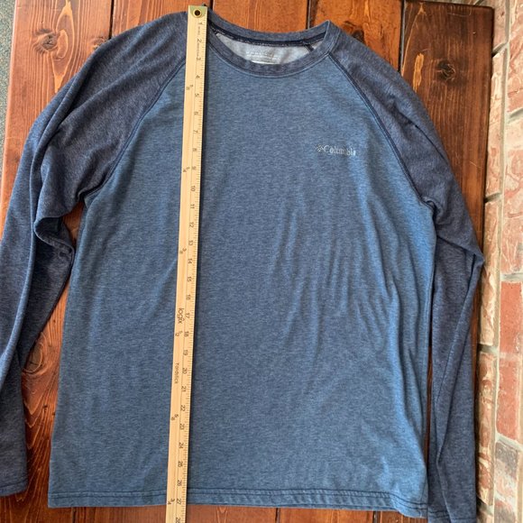 Men's Columbia Wildberry Omni-Wick Raglan Long Sleeve Tee EUC - Picture 6 of 8